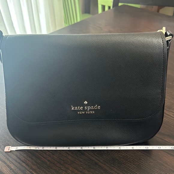 Kate Spade Staci Saffiano Leather Flap Shoulder Bag - Picture 8 of 11